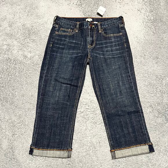 J.CREW Denim - J Crew Jeans Womens 26 (29x19) Matchstick Straight Capri Mid Rise